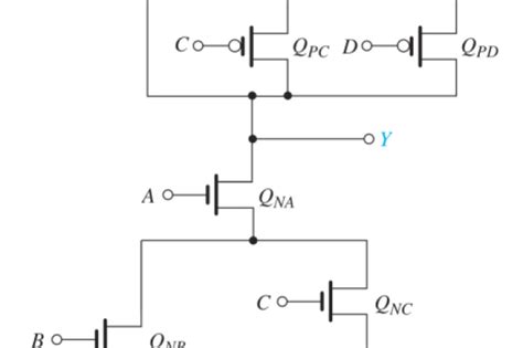 D Consider The Cmos Gate Shown In Fig Specify W L Ratios