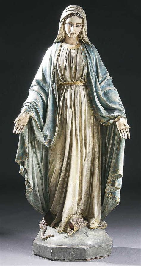 1107 Religious Vintage Statue The Virgin Mary