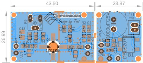 Antenna Amplifier Signal Booster Circuit Diagram - Xtronic