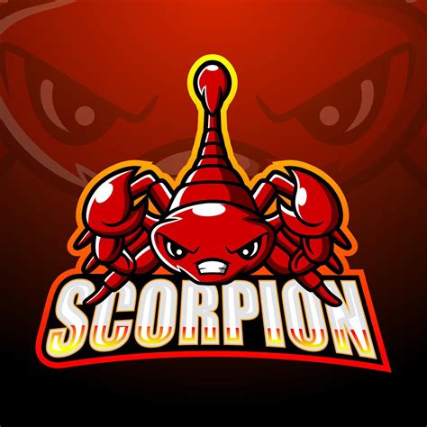 Scorpion Mascot Esport Logo Design Vector Art At Vecteezy