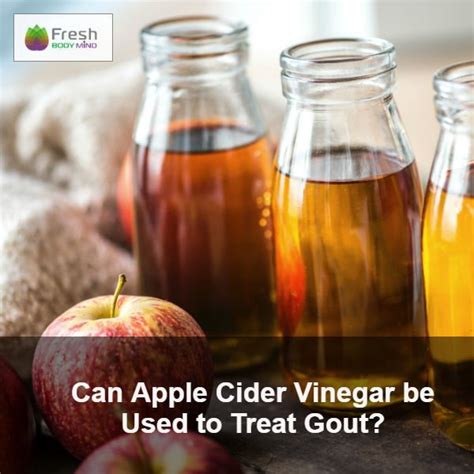 Can Apple Cider Vinegar Be Used to Treat Gout? | Fresh Body Mind