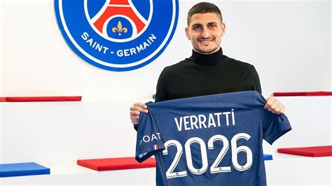 Foot PSG PSG Verratti Prolonge Officiellement Jusqu En 2026 Foot 01