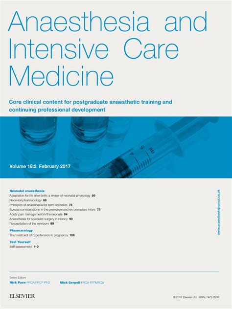 Pharmacology For Anaesthesia And Intensive Care Pdf