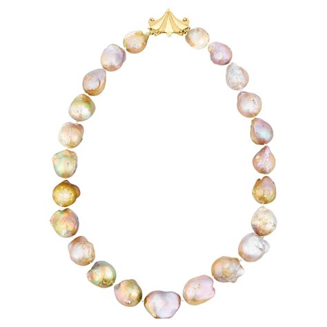 Yangtze Fireball Pearl Necklace For Sale At 1stDibs