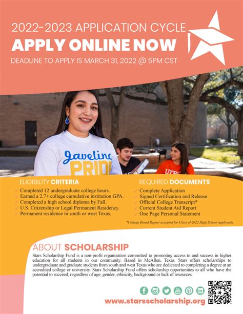 X Digital Poster Tamuk Stars Scholarship Fund