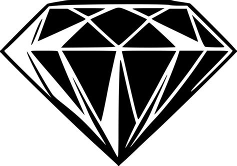 Black And White Diamond Vector Art Icons And Graphics For Free Download