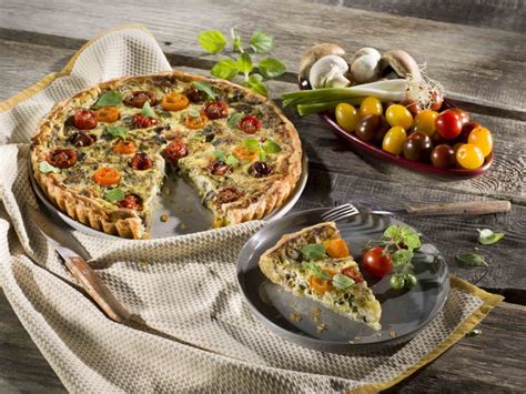 Lauch Quiche Mit Champignons Emmentaler Tante Fanny