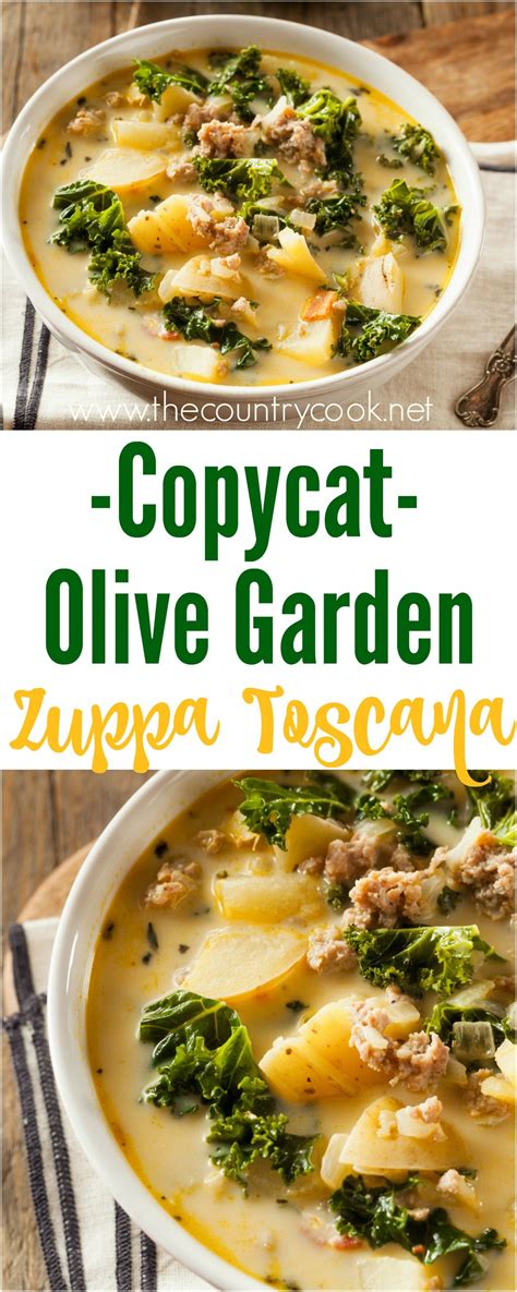 Copycat Olive Garden Zuppa Toscana Recipe