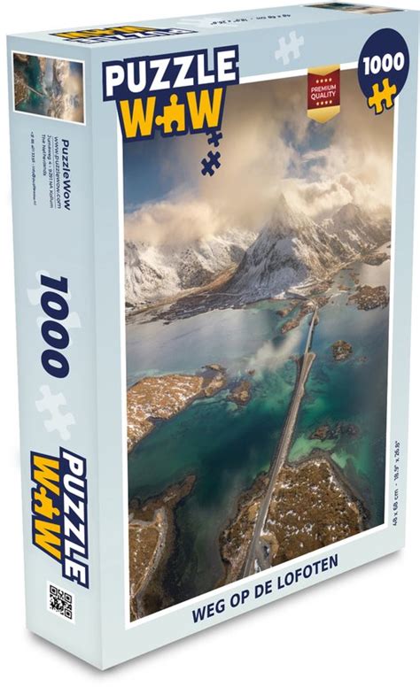 Puzzel Weg Op De Lofoten Legpuzzel Puzzel Stukjes Volwassenen