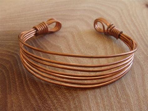 Handmade Copper Wire Bracelet Copper Bangle By Derekmcqueen