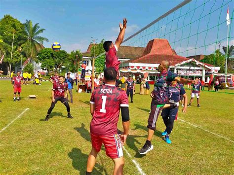 Lomba Voli Antar OPD Di Kabupaten Magelang Digelar Meriahkan HUT RI Ke