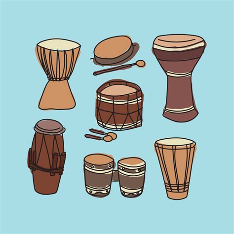 Set of Doodled Bongs 14019623 Vector Art at Vecteezy