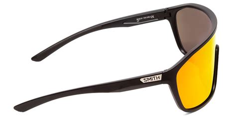 Smith Boomtown Active Sunglasses Matte Black Chromapop Red Mirror Speert International