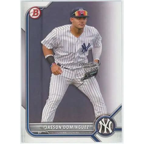 MLB New York Yankees 2023 Bowman Prospects Single Card Jasson Dominguez