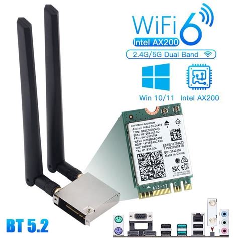 Wifi Go Ax Fenvi Ax Rgb Wi Fi Pcie Carte Wifi Pc De Bureau De