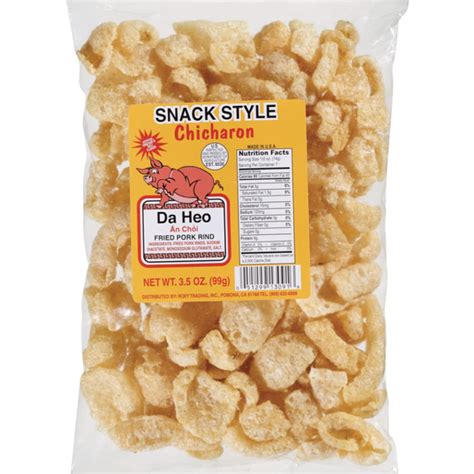 Da Heo Chicharon Vinegar & Salt Fried Pork Rind — Snack Hawaii