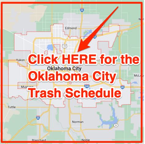 Oklahoma City Trash Schedule 2025 Bulk Pickup Holidays Maps