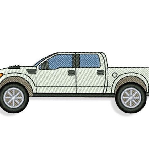 Truck Embroidery Design Car Machine Embroidery Design Truck Etsy