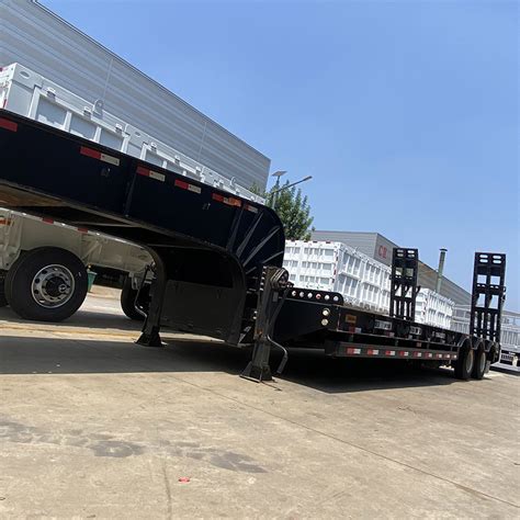 Vehicle Master 60 Tons Gooseneck Low Boy Low Bed Trailer 60 Tons Lowboy