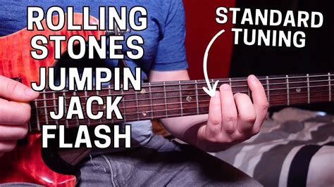 Play Jumpin Jack Flash By Rolling Stones In Standard Tuning Jk Guitar