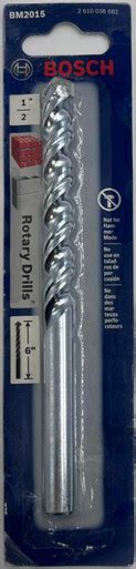 Bosch Bm2015 1 2 X 4 X 6 Fast Spiral Rotary Masonry Drill Bit For