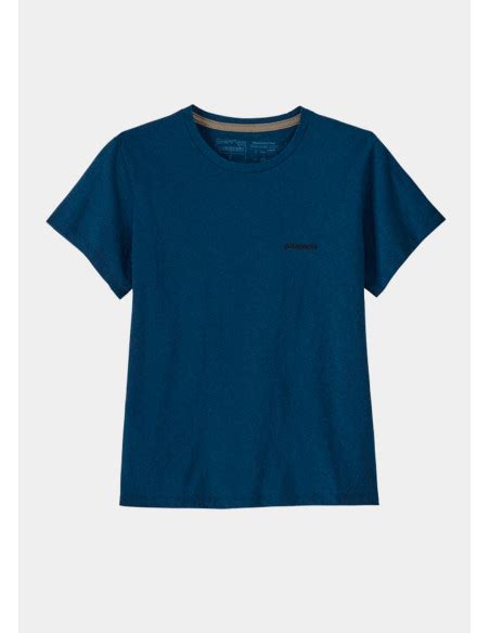 Camiseta Patagonia Logo Azul VAZVA