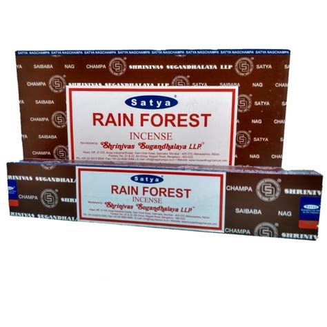 Incenso Satya Massala Rain Forest Cx Un G Satya Nag Champa