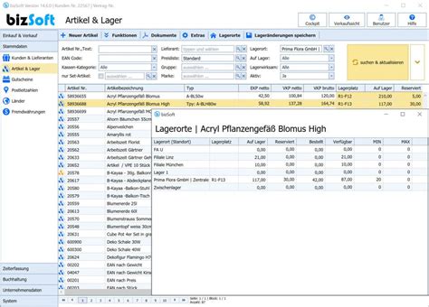 Lagerverwaltungssystem Bizsoft Fach Im Einsatz