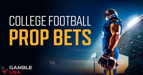 College Football Prop Bets Ncaaf Team And Player Props🏈