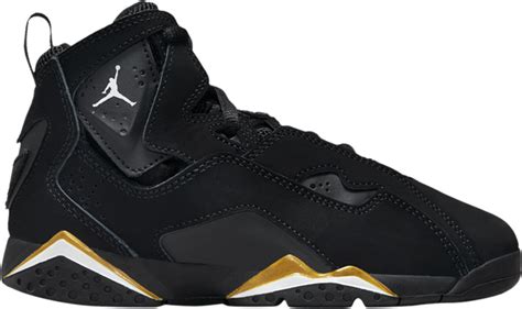 Buy Jordan True Flight Ps Black Metallic Gold 343796 017 Goat