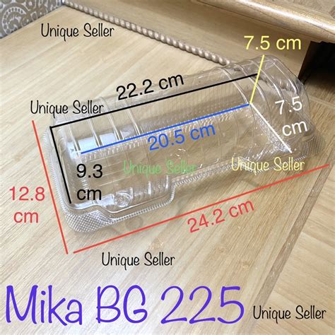 Jual 10 Pcs Mika BG 225 Isi 10 Pcs Mika Bolu Gulung 22 Cm Mika