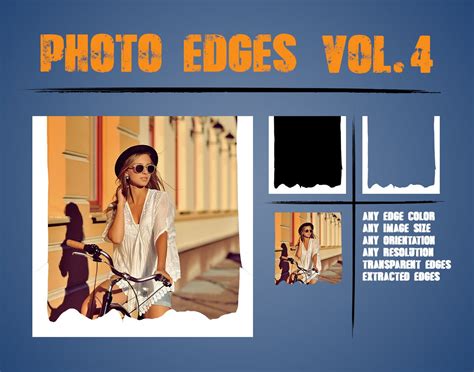 Photo Edges Photoshop Actions Vol 4 - Etsy