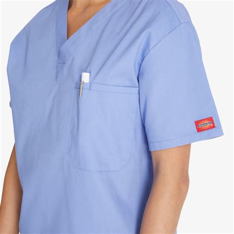 Unisex Eds Signature V Neck Scrub Top Dickies Us