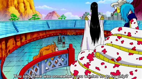 One Piece Boa Hancock Gives Luffy Two Options And Boat Or His Friends Youtube