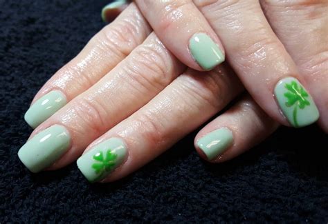 CND Shellac Nail Art By Gossamer Nail Studio Mint Convertible Lush