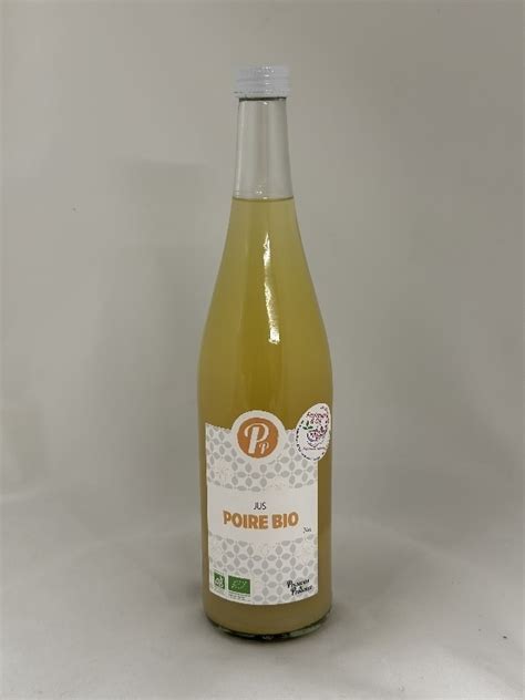 Jus De Poire Bio 74 Cl FRUIROUGE CIE L EPICERIE FERMIERE