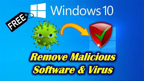 How To Remove Malicious Software On Windows 10 Youtube