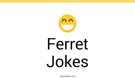 6+ Ferret Jokes And Funny Puns - JokoJokes