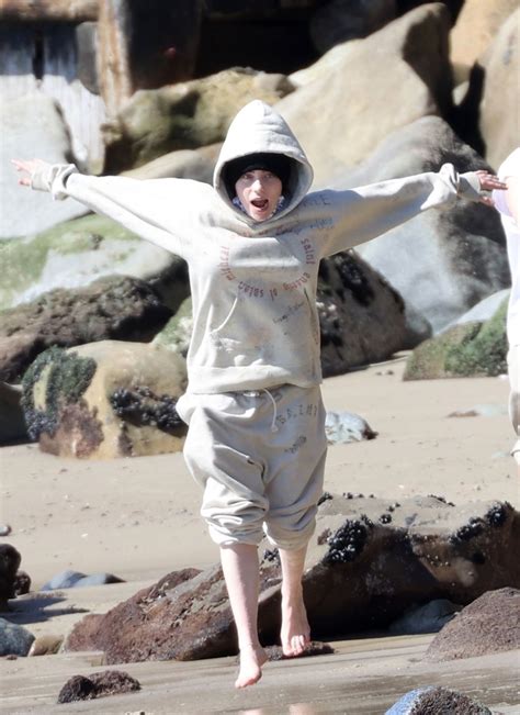 Billie Eilish Beach In Malibu 02212021 • Celebmafia