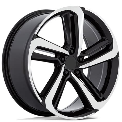 Performance Replicas Wheels Pr Gloss Black Machined Rims Oec