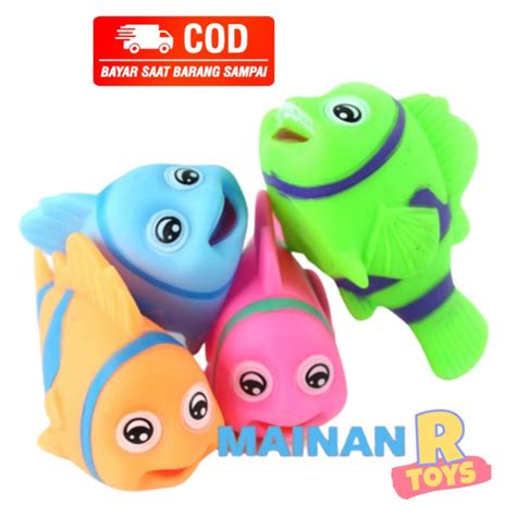 Jual Mainan Anak Ikan Nemo Karet Cit Cit B797 Mainan Ikan Nemo Isi 4