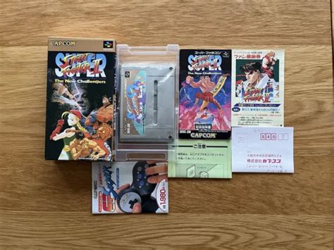 Super Street Fighter 2 Ii Jpn Nintendo Famicom Snes Sfc Arcade Fighter Complet Eur 6989