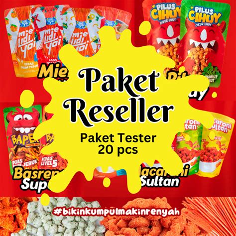 Jual SUKANYEMIL Paket Reseller Tester 20 Pcs Bebas Pilih Varian