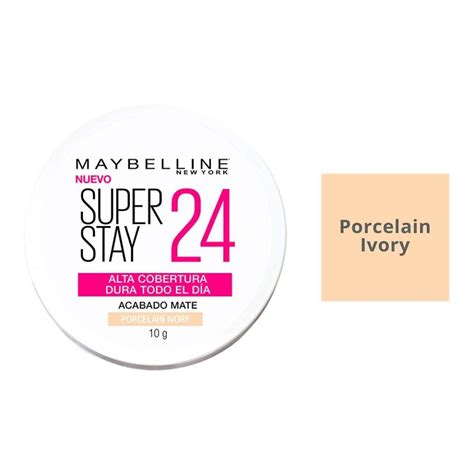 Polvo Compacto Maybelline Super Stay 24h Porcelain Ivory 10 G Walmart