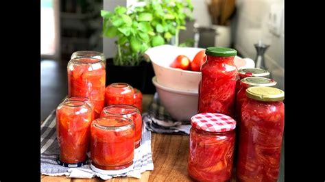 CONSERVA DE TOMATE Aprende A Preparar Esta Receta Tradicional