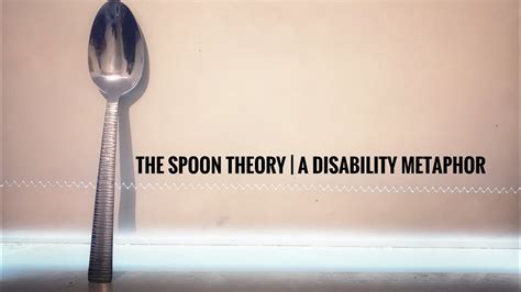 The Spoon Theory A Disability Metaphor Youtube