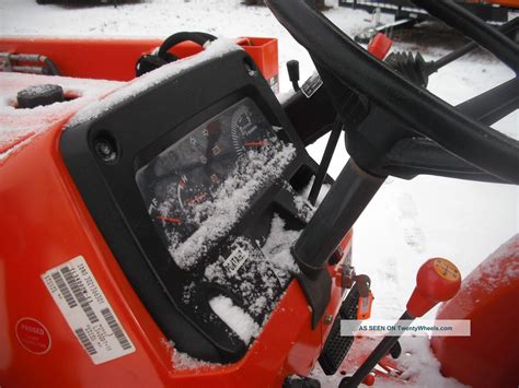 Kubota L3400 Loader 4x4 Snowblower Compact Tractor 89 Hours