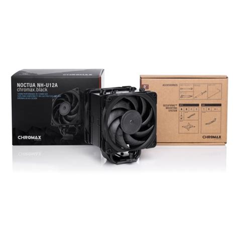 Кулер для процессора Noctua NH-U12A CHROMAX BLACK купить | Цена, отзывы ...