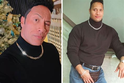 Dwayne Johnson Recreated Viral Meme Of Younger Self For Christmas And Fans Were Not Ready