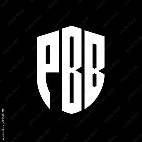 Pbb Letter Logo Design Pbb Modern Letter Logo With Black Background